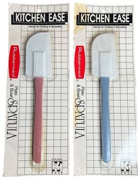VTG 1989 Rubbermaid Plate Bowl 1904 Spatula Scraper Kitchen Ease NEW USA Made